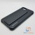    Apple iPhone 6 / 6S / 7 / 8 / SE 2020 / SE 2022 - WUW Black Carbon Fiber Case with Long Kickstand